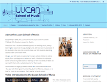 Tablet Screenshot of lucanschoolofmusic.ie